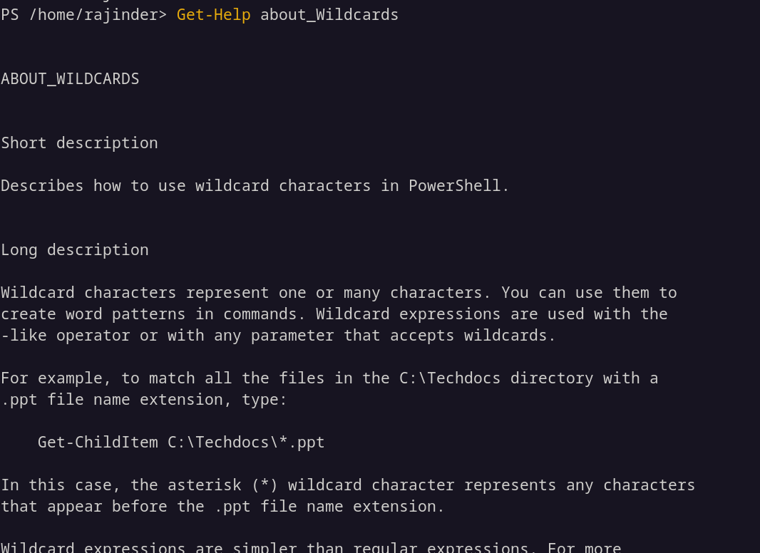 about_Wildcards