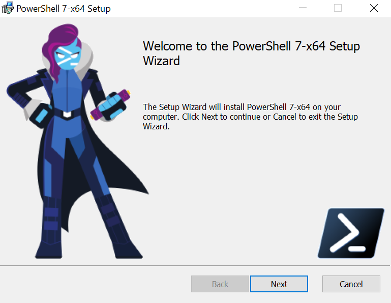 PowerShell 7 Welcome Wizard